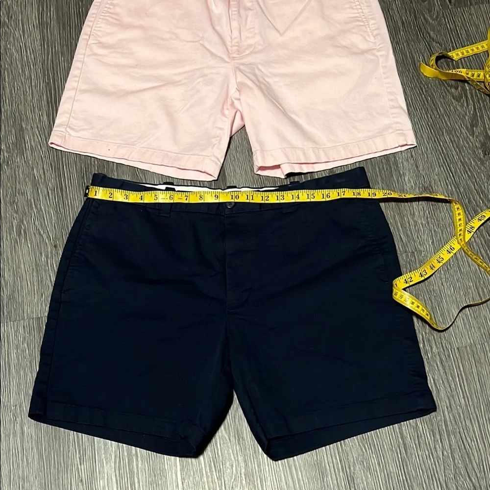 J. Crew Flat Front Pink and Blue Shorts for Casual Style
